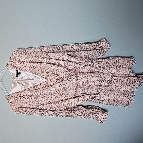 Express Mobwife Romantic animal print chiffon long sleeve short romper XL - Picture 2 of 15